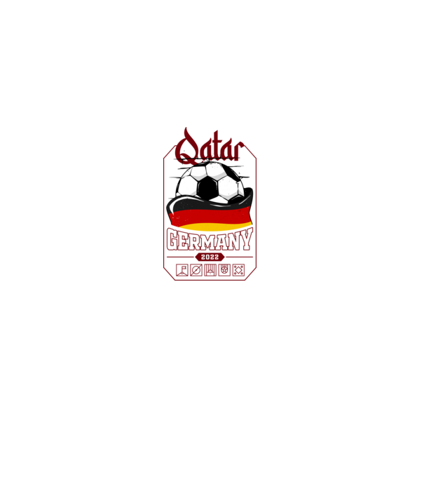 Qatar teams Germany model negru pe tricou
