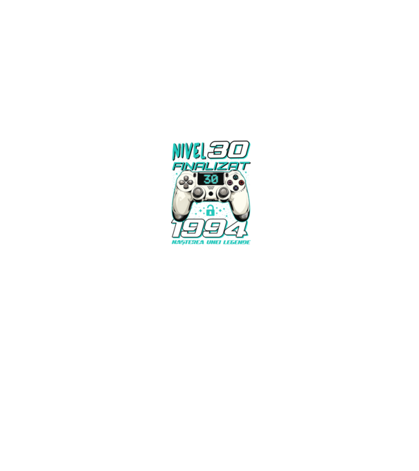 Nivel finalizat 30 1995 model negru pe tricou