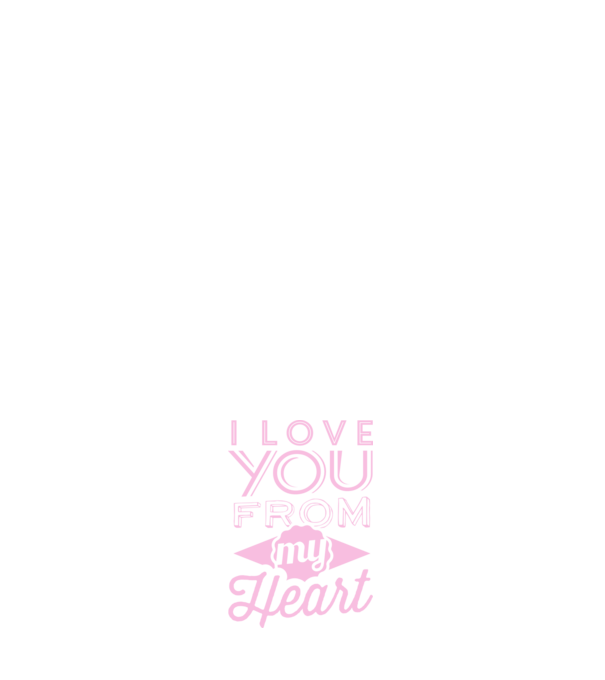 love you from model albastru închis pe tricou
