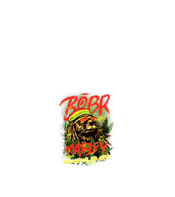 BÓBR MARLEY model alb pe tricou