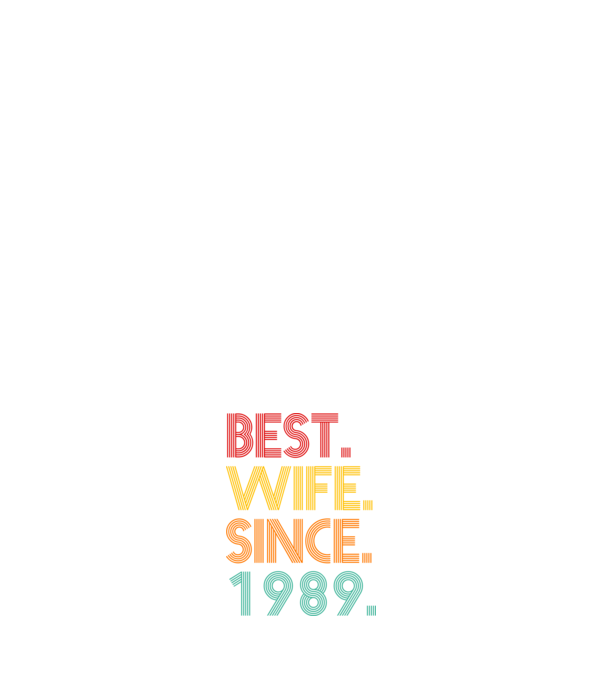 best wife since 1989 retro model albastru închis pe tricou