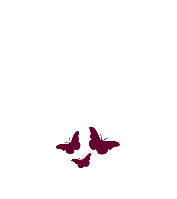 Butterflies model roz deschis pe tricou
