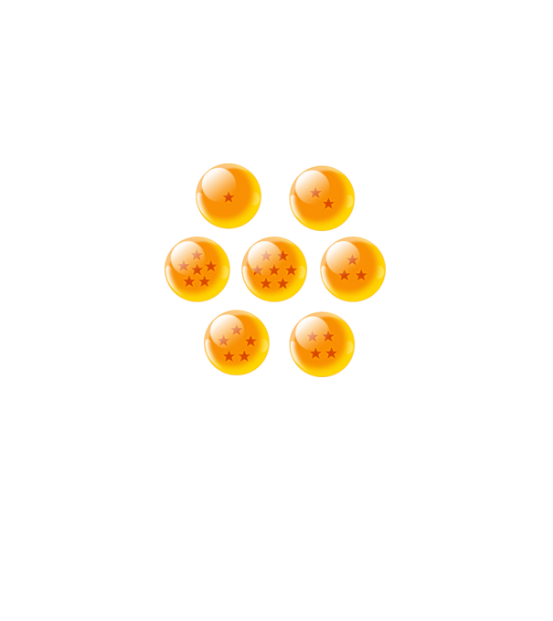 dragonballs model negru pe tricou