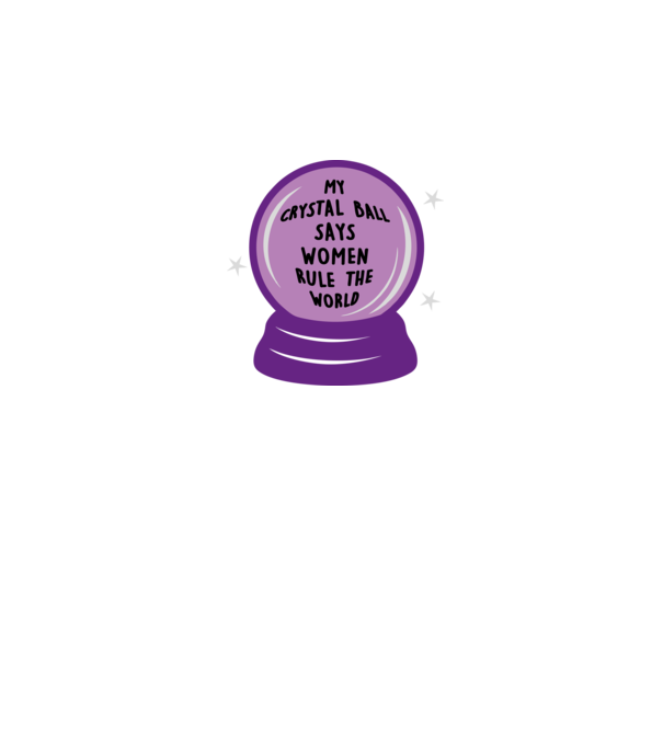 Women rule the world model negru pe tricou
