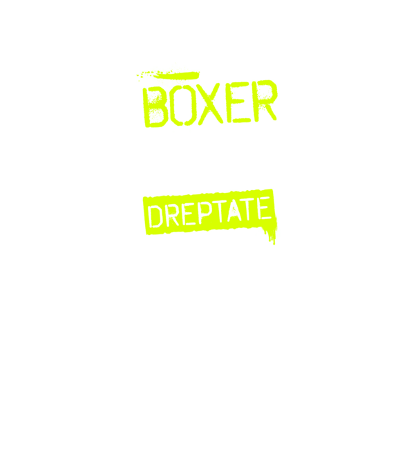 Sunt boxer, pentru a economisi timp, să reținem că am întotdeauna dreptate model negru pe tricou