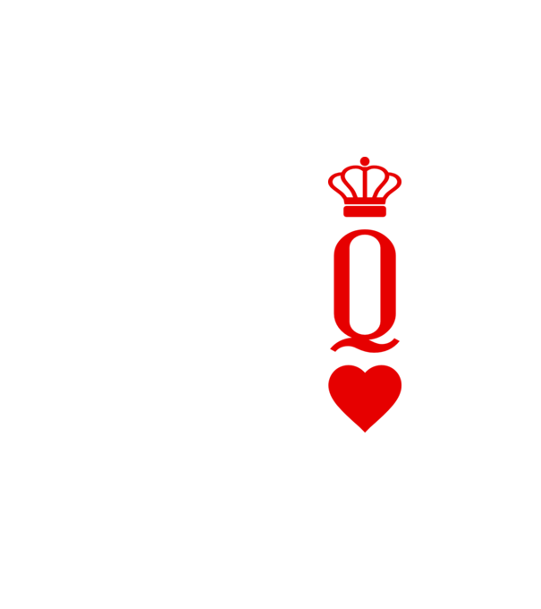 Playin gcards Queen of hearts model galben neon pe tricou
