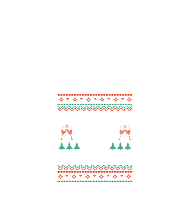 Fueled by wine and christmas model negru pe tricou
