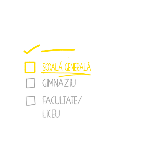 Cheklist educație - grădiniță negru model negru pe tricou