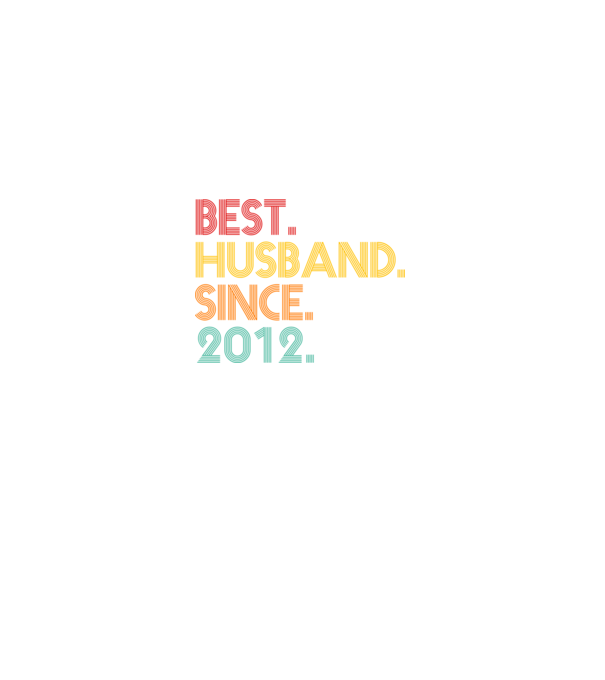 best husband since 2012 retro model negru pe tricou
