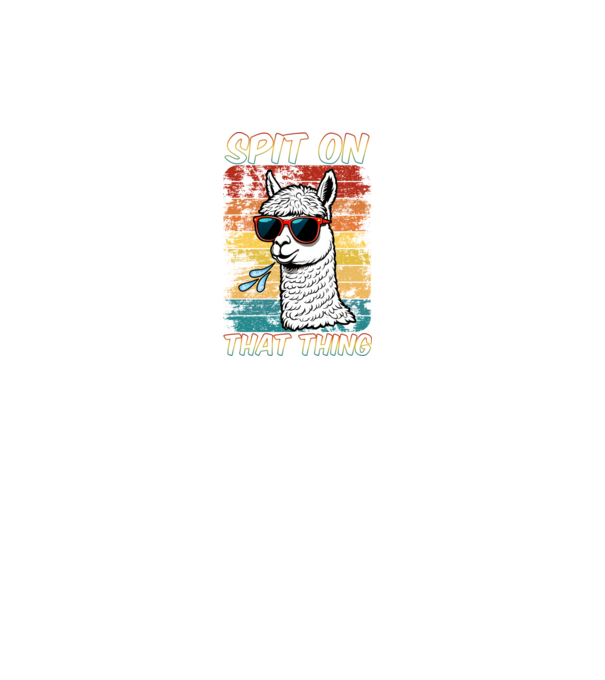 Spit on that thing llama rainbow Hawk Tuah model turcoaz pe tricou