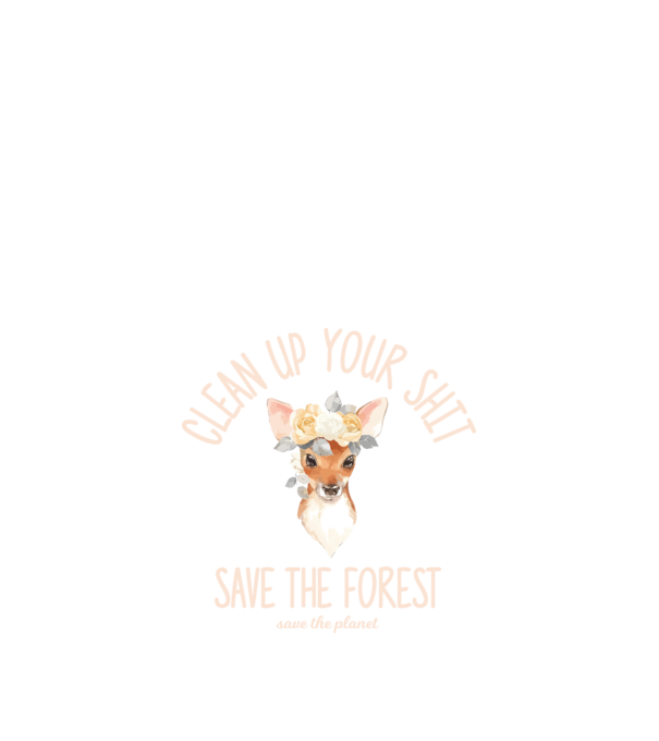 Clean up your shit model negru pe tricou
