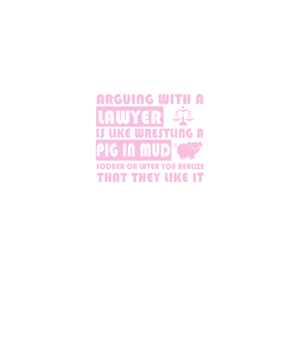 Arguing with a lawyer model negru pe tricou