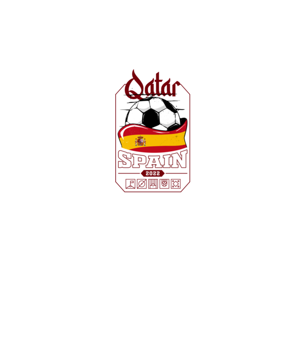 Qatar teams Spain model negru pe tricou