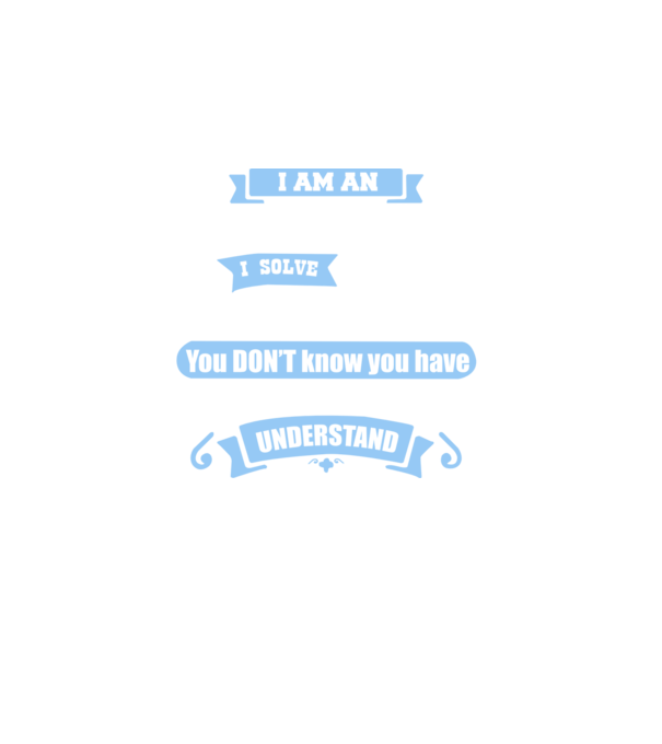 I am an accountant I solve problems model negru pe tricou