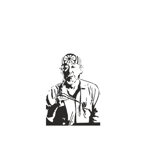 Miyagi cobra kai model alb pe tricou