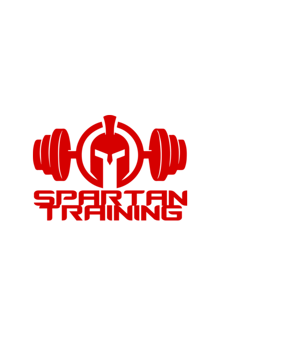 Spartan Training model negru pe tricou