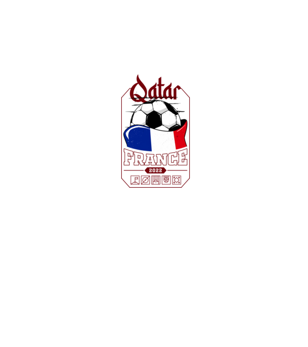 Qatar teams France model negru pe tricou