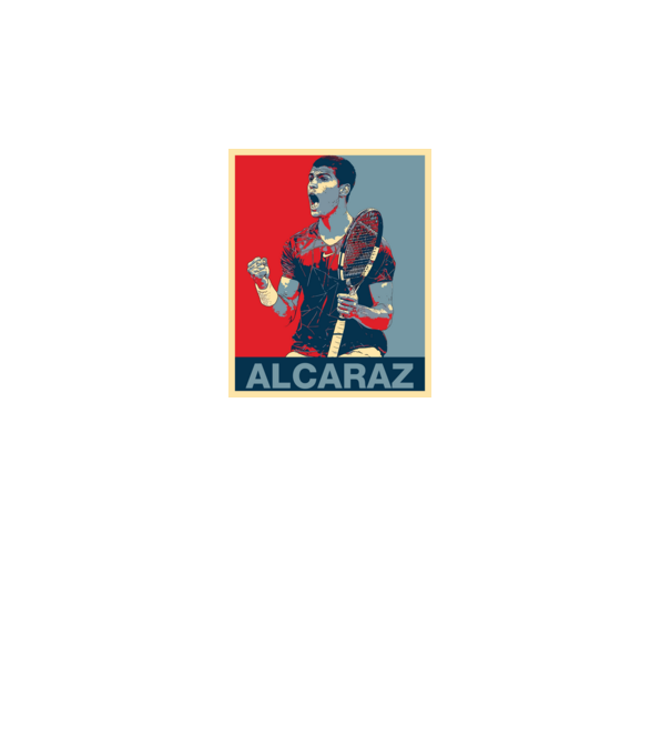 Carlos Alcaraz model turcoaz pe tricou