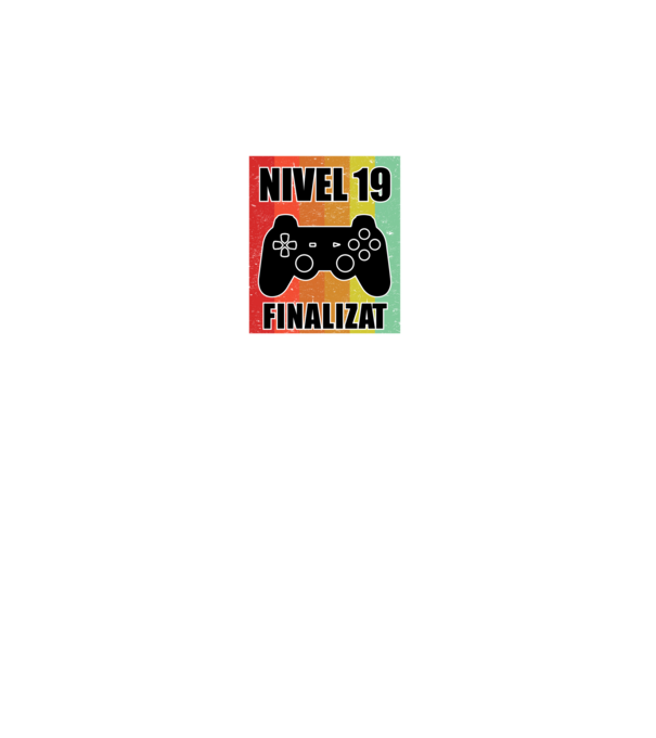 Nivel 19 finalizat model negru pe tricou