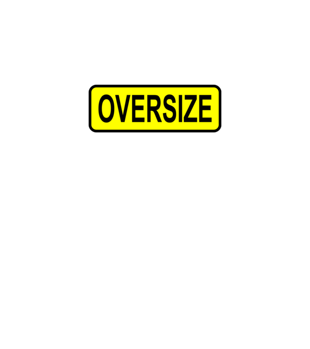 Oversize model gri pe tricou