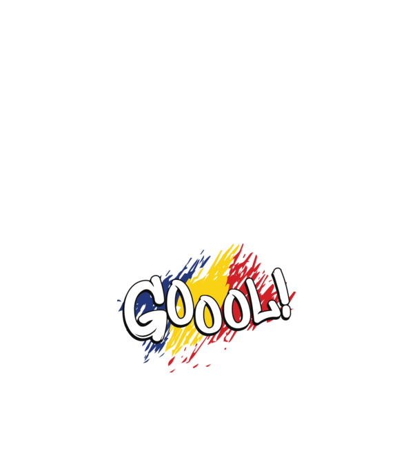 GOOOL model alb pe tricou
