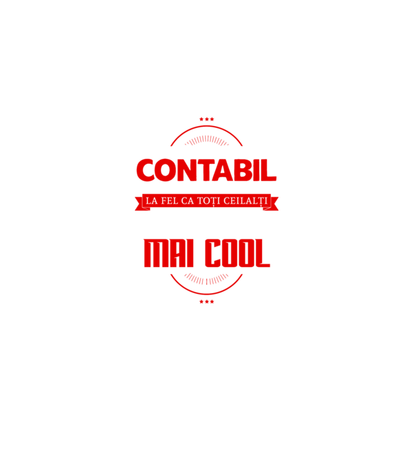 Sunt contabil, la fel ca toți ceilalți, dar mult mai cool model negru pe tricou