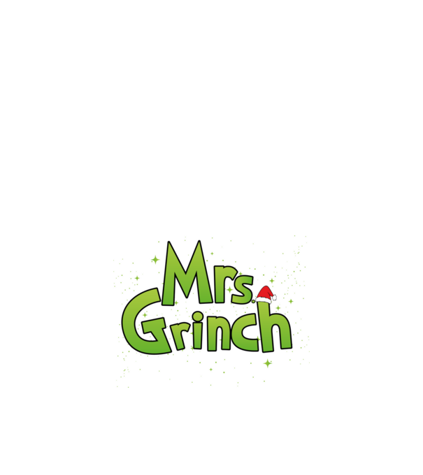 Grinch Family Mrs Grinch model negru pe tricou