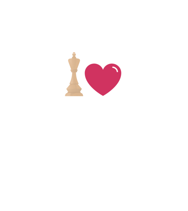 Love chess model negru pe tricou
