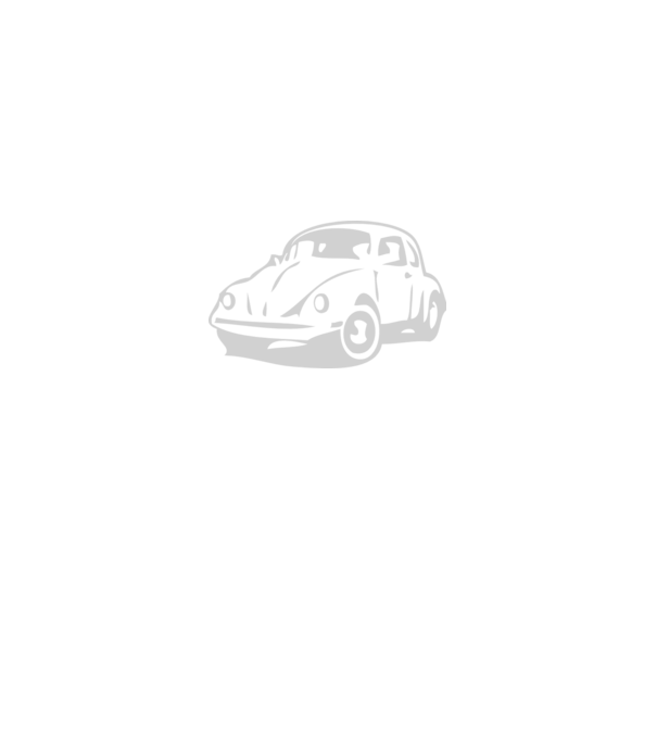 vw beetle model albastru deschis pe tricou