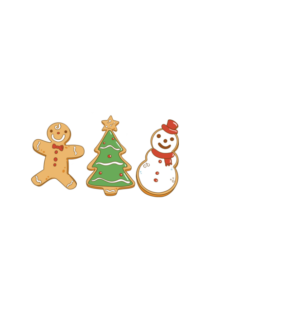christmas cookies model alb pe tricou