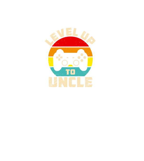 Level Up Uncle model negru pe tricou