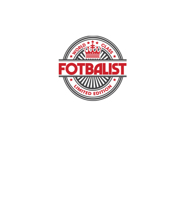 Fotbalist model alb pe tricou