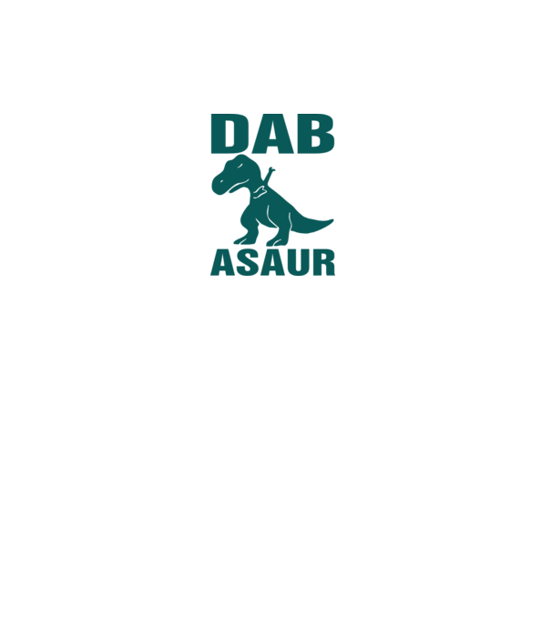 Dabasaur model negru pe tricou