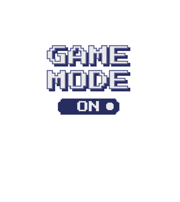 Gamer - Game mode on model turcoaz pe tricou