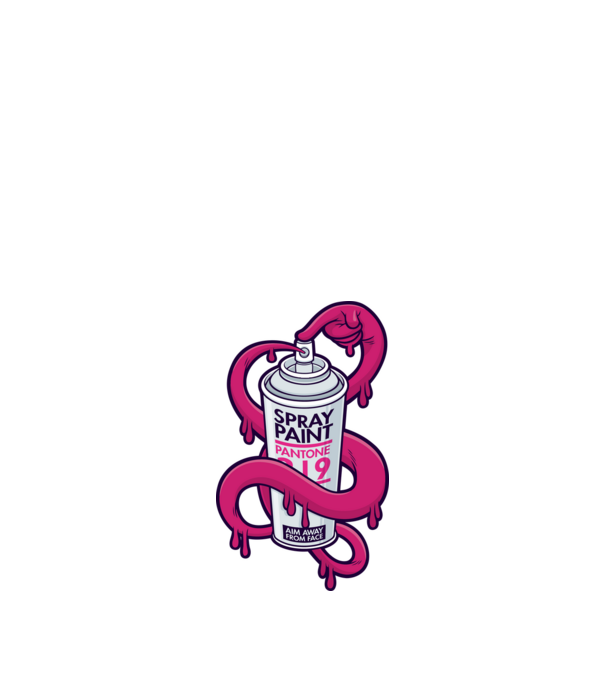 Graffiti model negru pe tricou