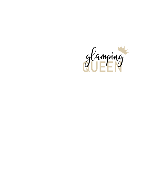 Glamping queen model galben neon pe tricou
