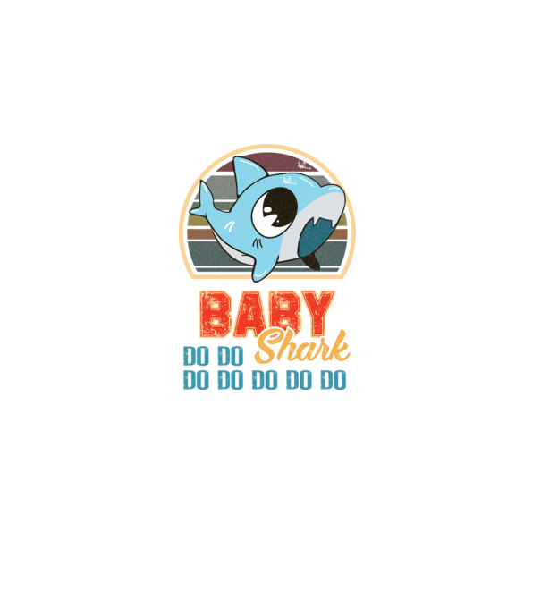 BabyBOY shark model negru pe tricou