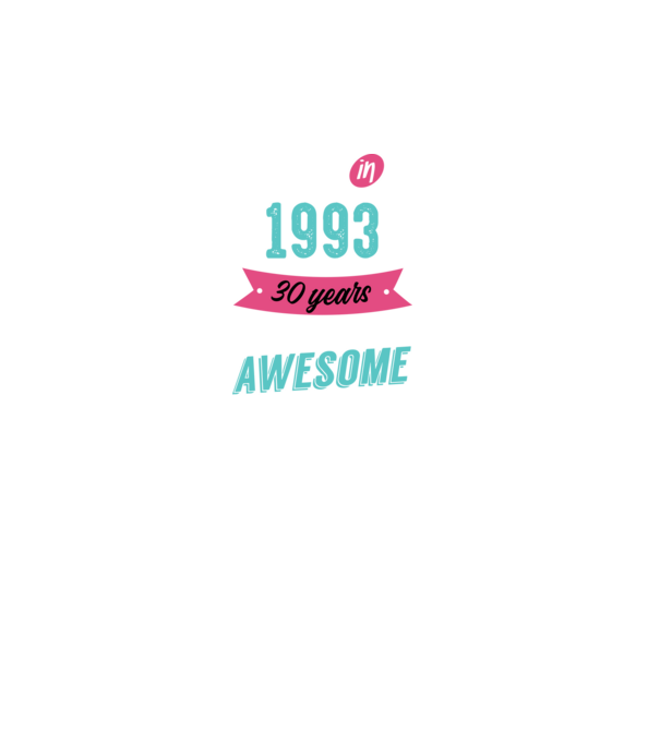 MADE IN 1993 model negru pe tricou