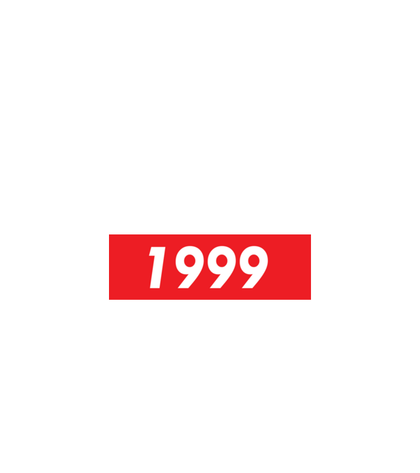 Supreme Birthday 1999 model negru pe tricou