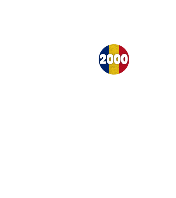 Made in 2000 model turcoaz pe tricou