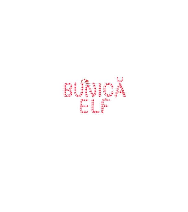 bunică elf model negru pe tricou