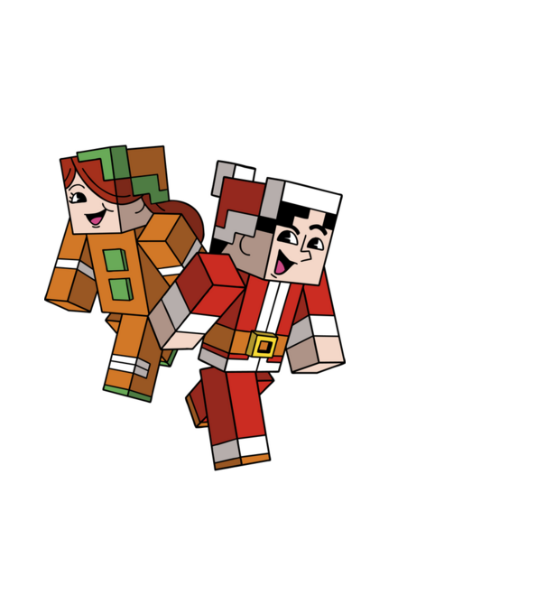 Minecraft christmas ugly sweater model negru pe tricou