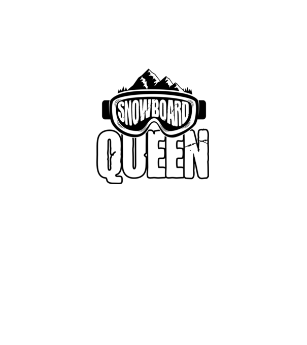 snowboard queen 01 model gri pe tricou
