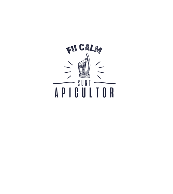 Fii calm.... sunt apicultor model gri pe tricou