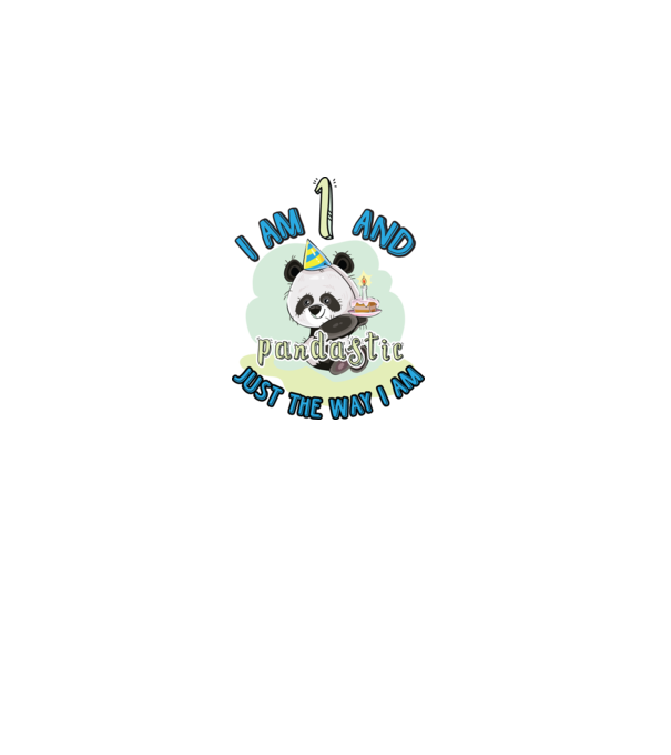 PANDASTIC 1 model alb pe tricou