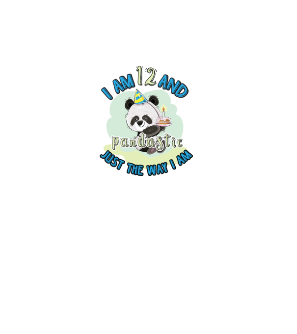 PANDASTIC 12 model alb pe tricou