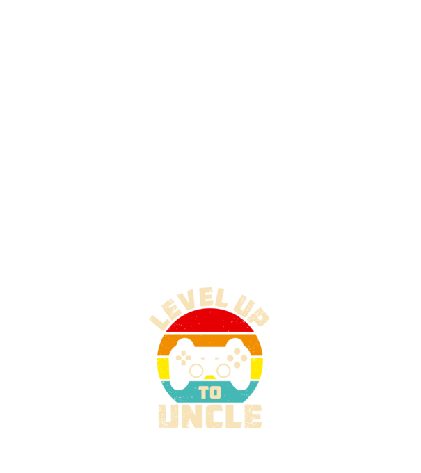 Level Up Uncle model negru pe tricou