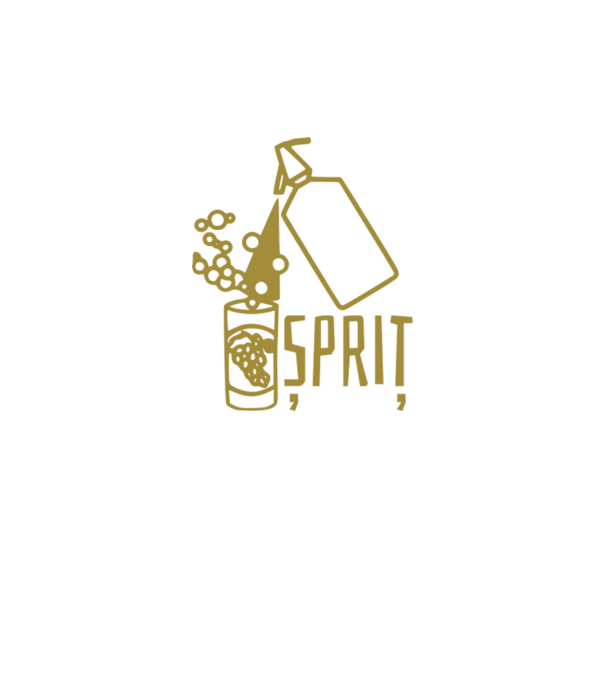 Șpriț model negru pe tricou