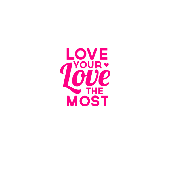love most model alb pe tricou