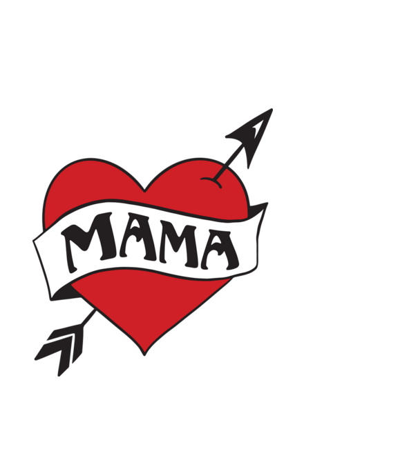mama model albastru deschis pe tricou
